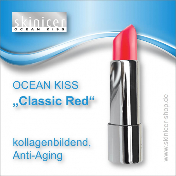 skinicer® Ocean Kiss Lippenpflegestift Classic Red